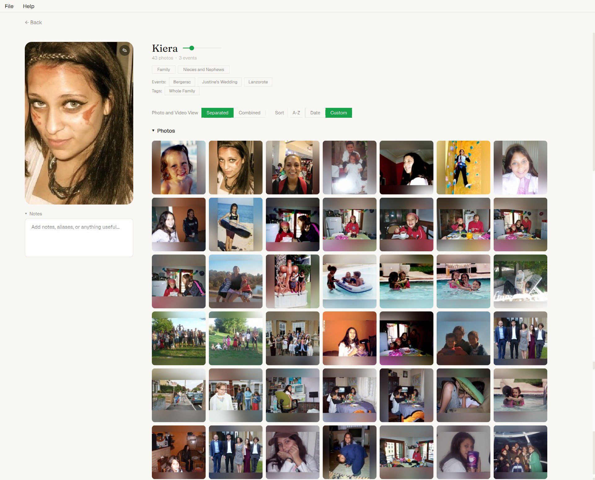 Memoir — Person Profile
